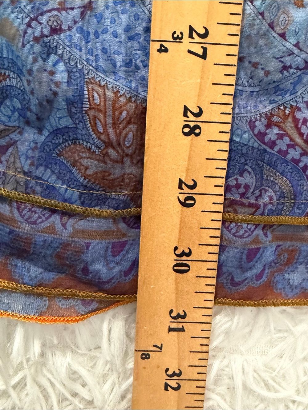 Soft Surroundings Womens 3X Boho Floral Button Up Top Multicolor Long Sleeve - Picture 7 of 9